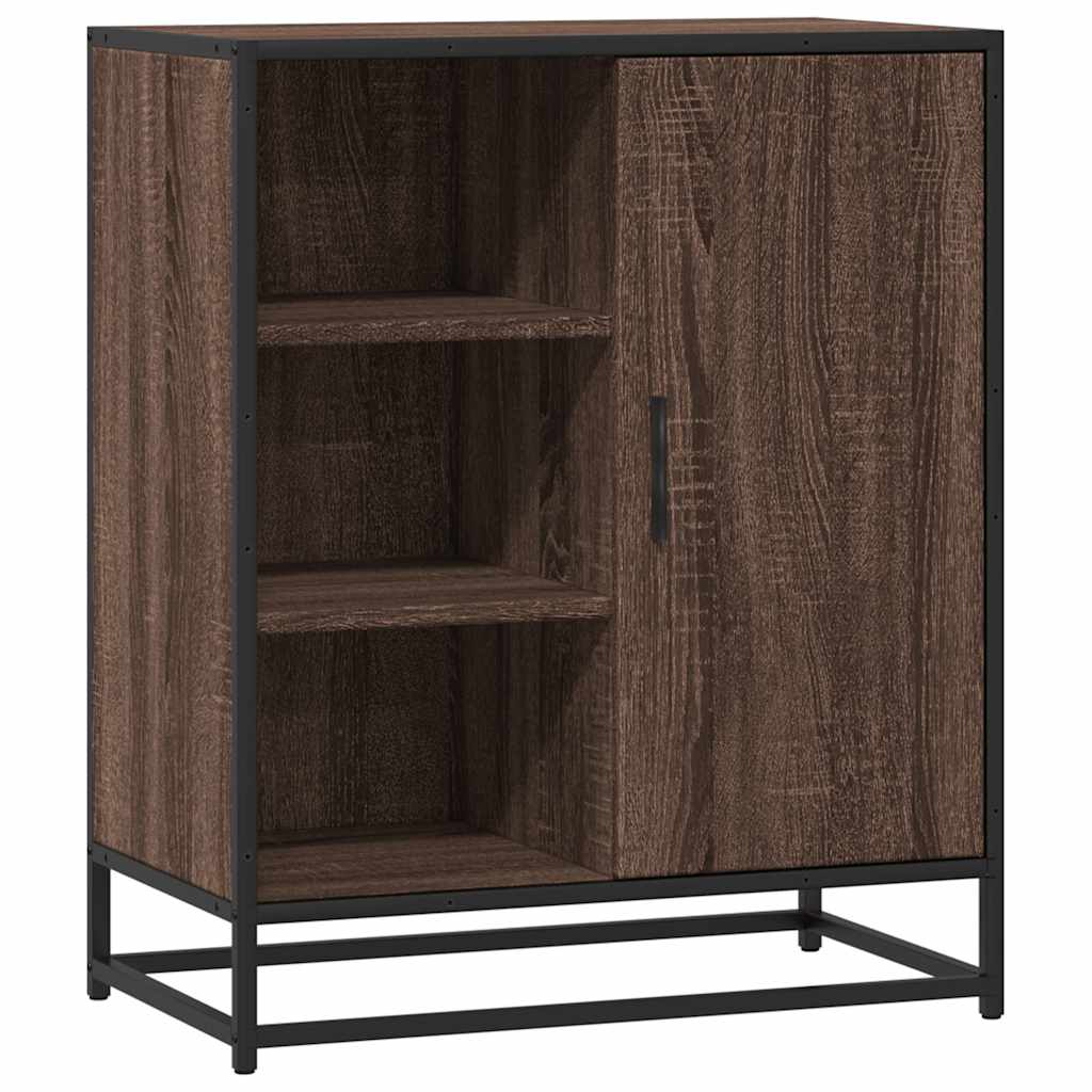 Dressoir 62x35x76 cm bewerkt hout bruin eikenkleur is nu te koop bij PeponiXL, paradijselijk wonen!
