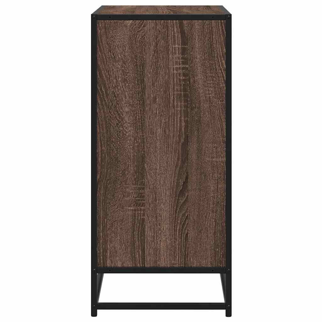 Dressoir 62x35x76 cm bewerkt hout bruin eikenkleur is nu te koop bij PeponiXL, paradijselijk wonen!