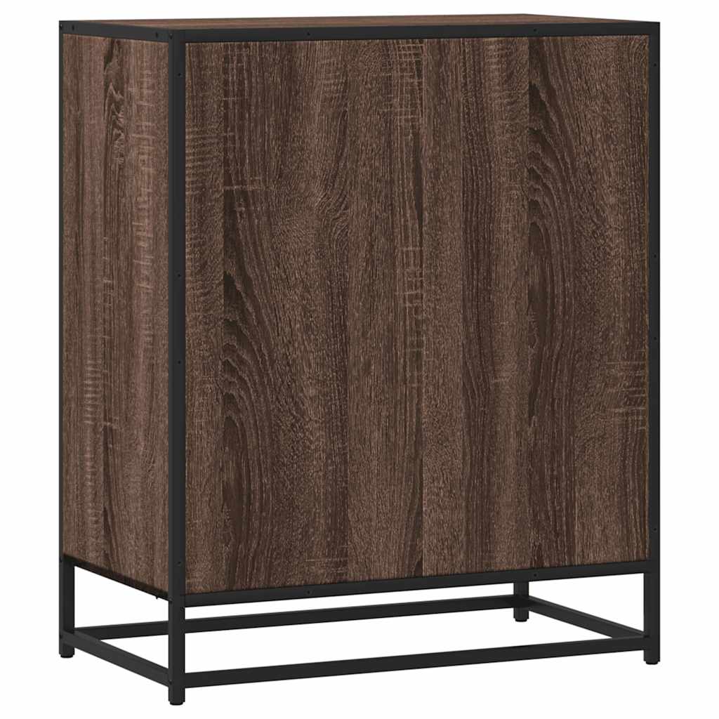 Dressoir 62x35x76 cm bewerkt hout bruin eikenkleur is nu te koop bij PeponiXL, paradijselijk wonen!