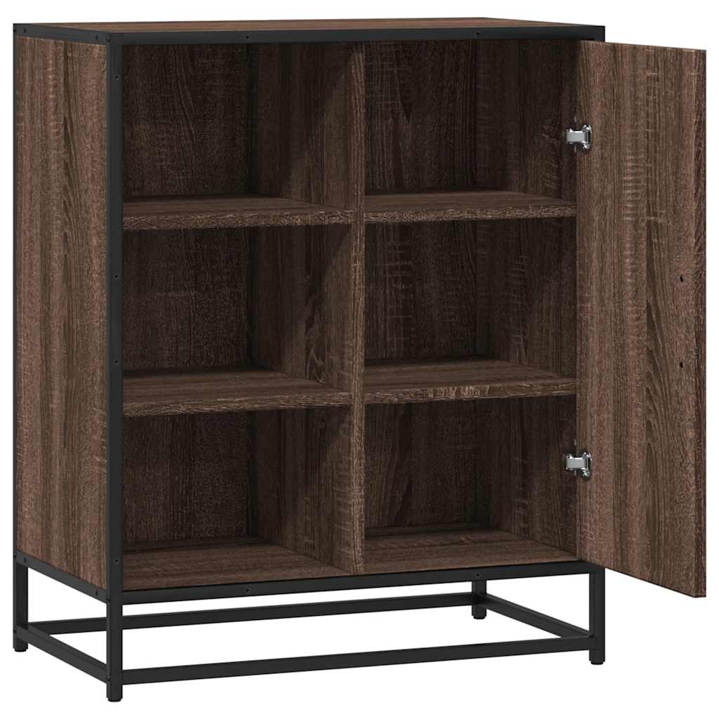 Dressoir 62x35x76 cm bewerkt hout bruin eikenkleur is nu te koop bij PeponiXL, paradijselijk wonen!