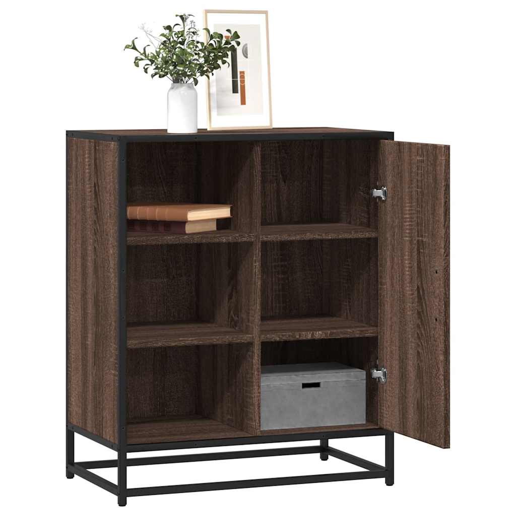 Dressoir 62x35x76 cm bewerkt hout bruin eikenkleur is nu te koop bij PeponiXL, paradijselijk wonen!