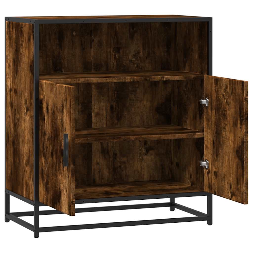 Dressoir 68x35x76 cm bewerkt hout gerookt eikenkleurig is nu te koop bij PeponiXL, paradijselijk wonen!