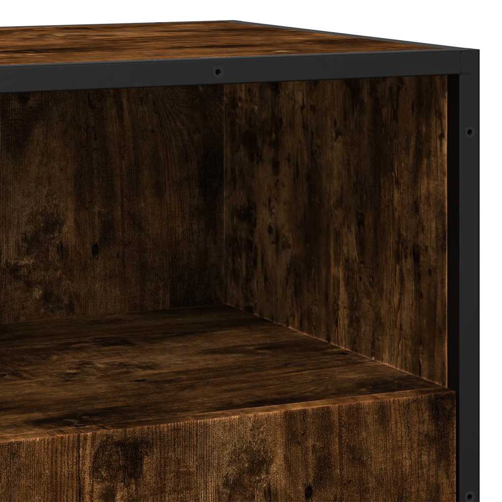 Dressoir 68x35x76 cm bewerkt hout gerookt eikenkleurig is nu te koop bij PeponiXL, paradijselijk wonen!