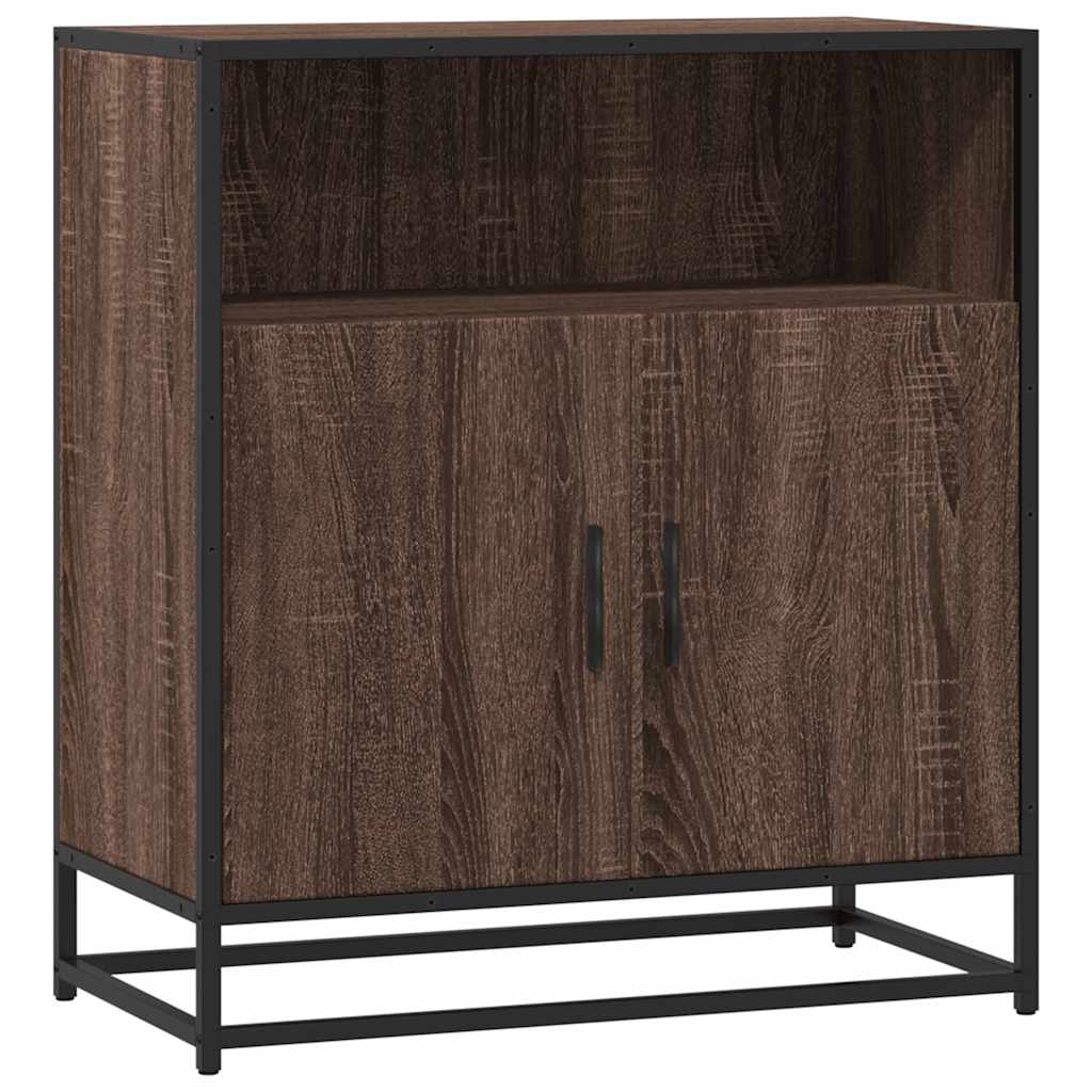 Dressoir 68x35x76 cm bewerkt hout bruin eikenkleur is nu te koop bij PeponiXL, paradijselijk wonen!
