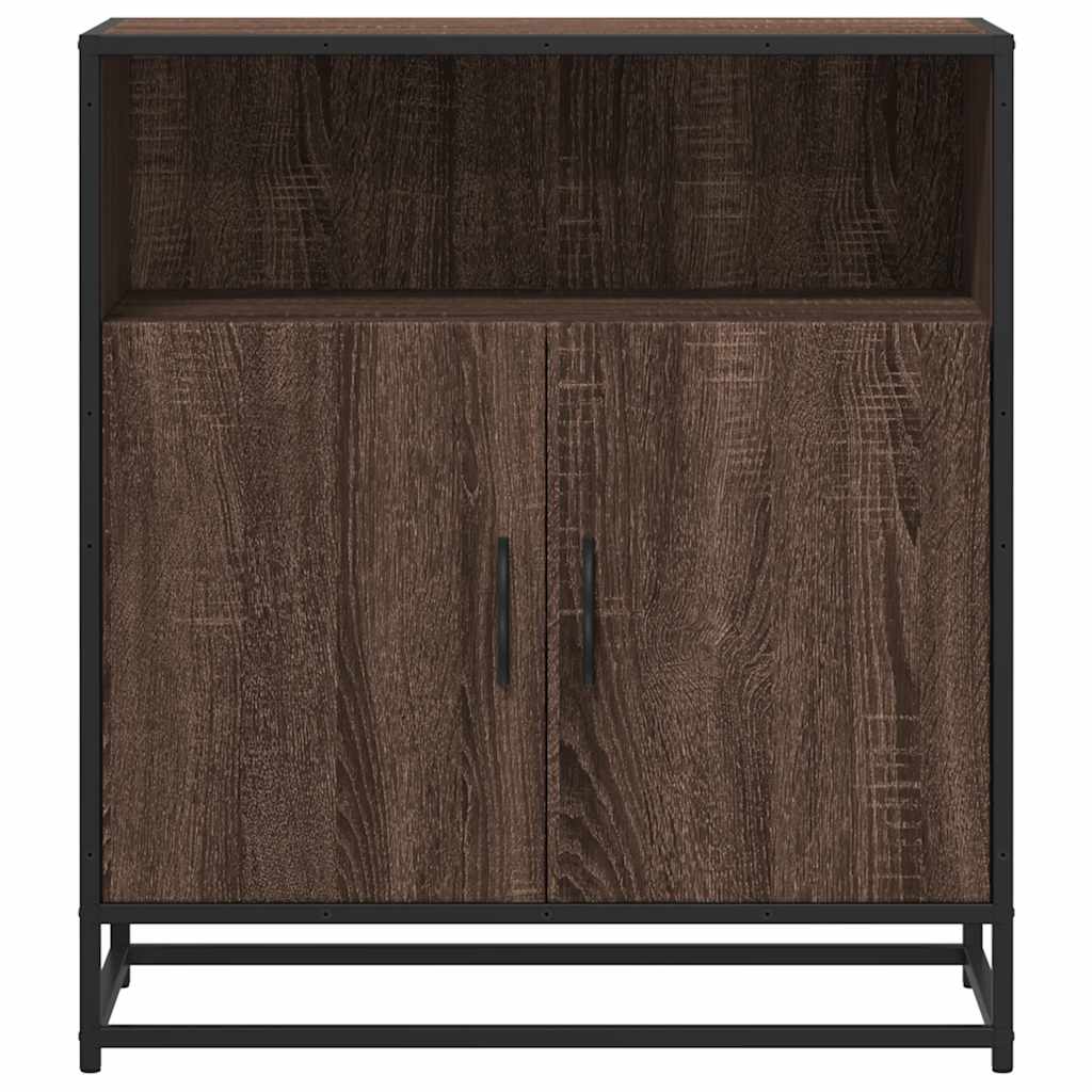 Dressoir 68x35x76 cm bewerkt hout bruin eikenkleur is nu te koop bij PeponiXL, paradijselijk wonen!