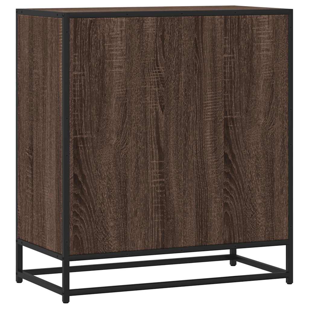 Dressoir 68x35x76 cm bewerkt hout bruin eikenkleur is nu te koop bij PeponiXL, paradijselijk wonen!