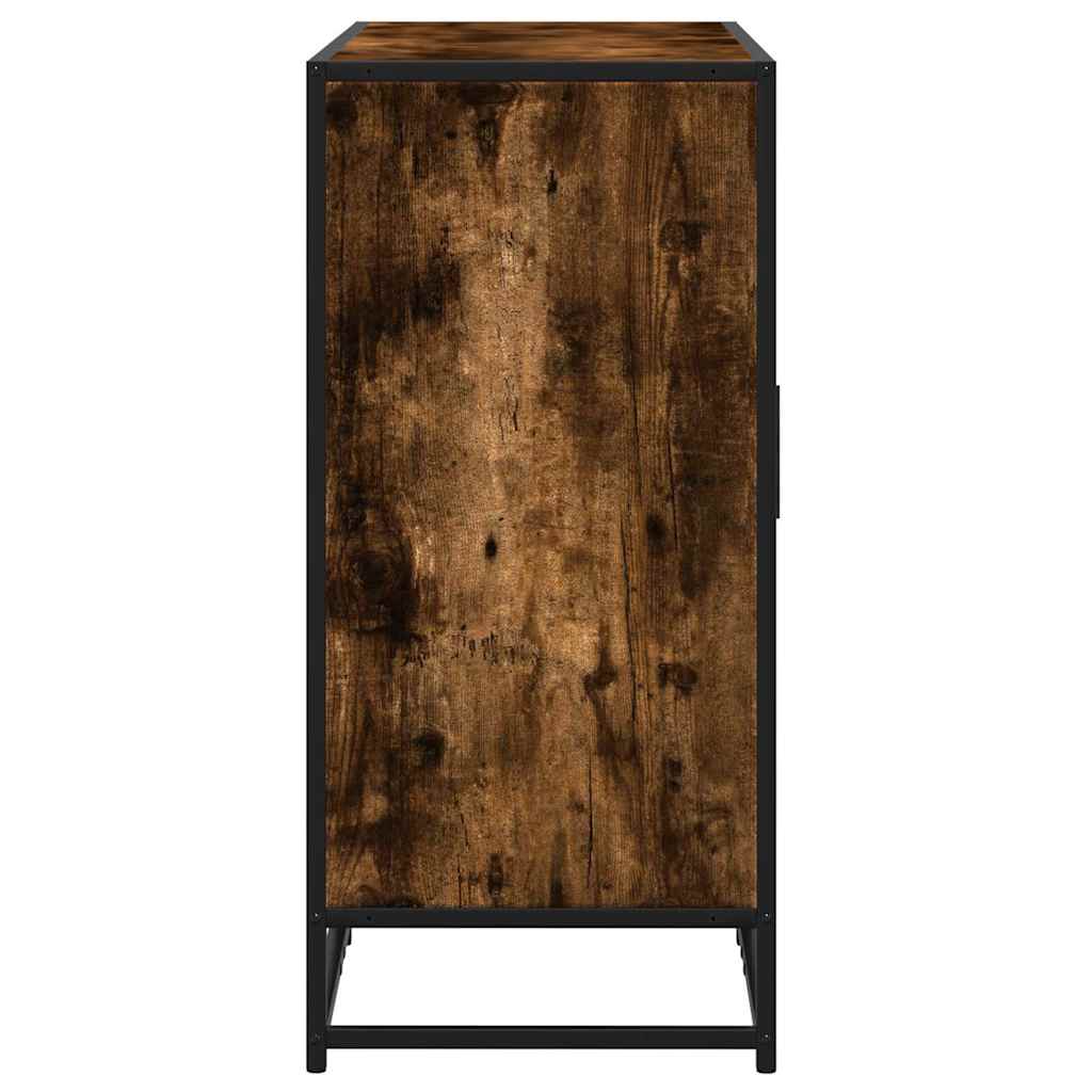 Dressoir 94x35x76 cm bewerkt hout gerookt eikenkleurig is nu te koop bij PeponiXL, paradijselijk wonen!