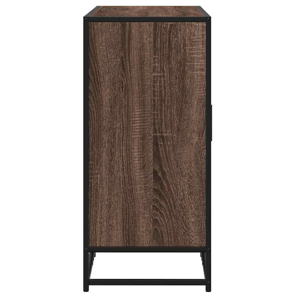 Dressoir 94x35x76 cm bewerkt hout bruin eikenkleur is nu te koop bij PeponiXL, paradijselijk wonen!
