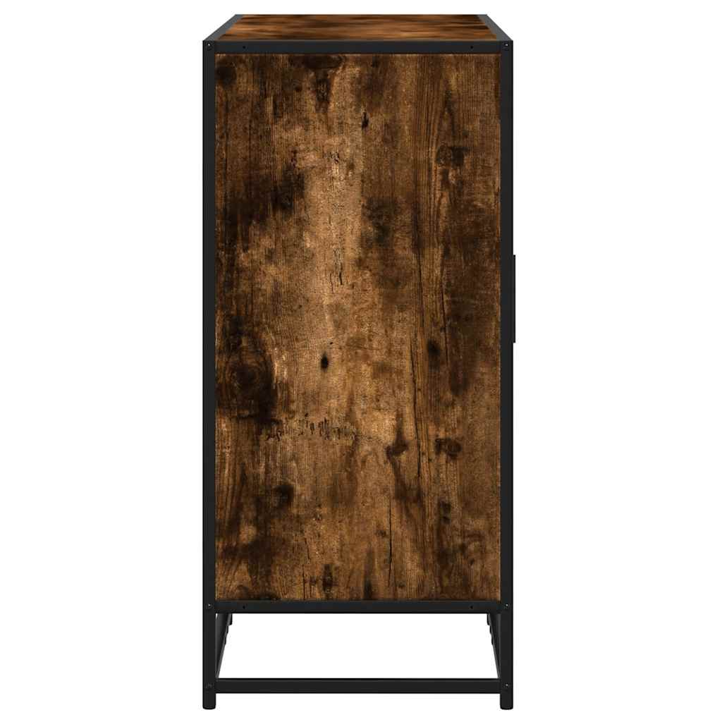 Dressoir 92x35x76 cm bewerkt hout gerookt eikenkleurig is nu te koop bij PeponiXL, paradijselijk wonen!