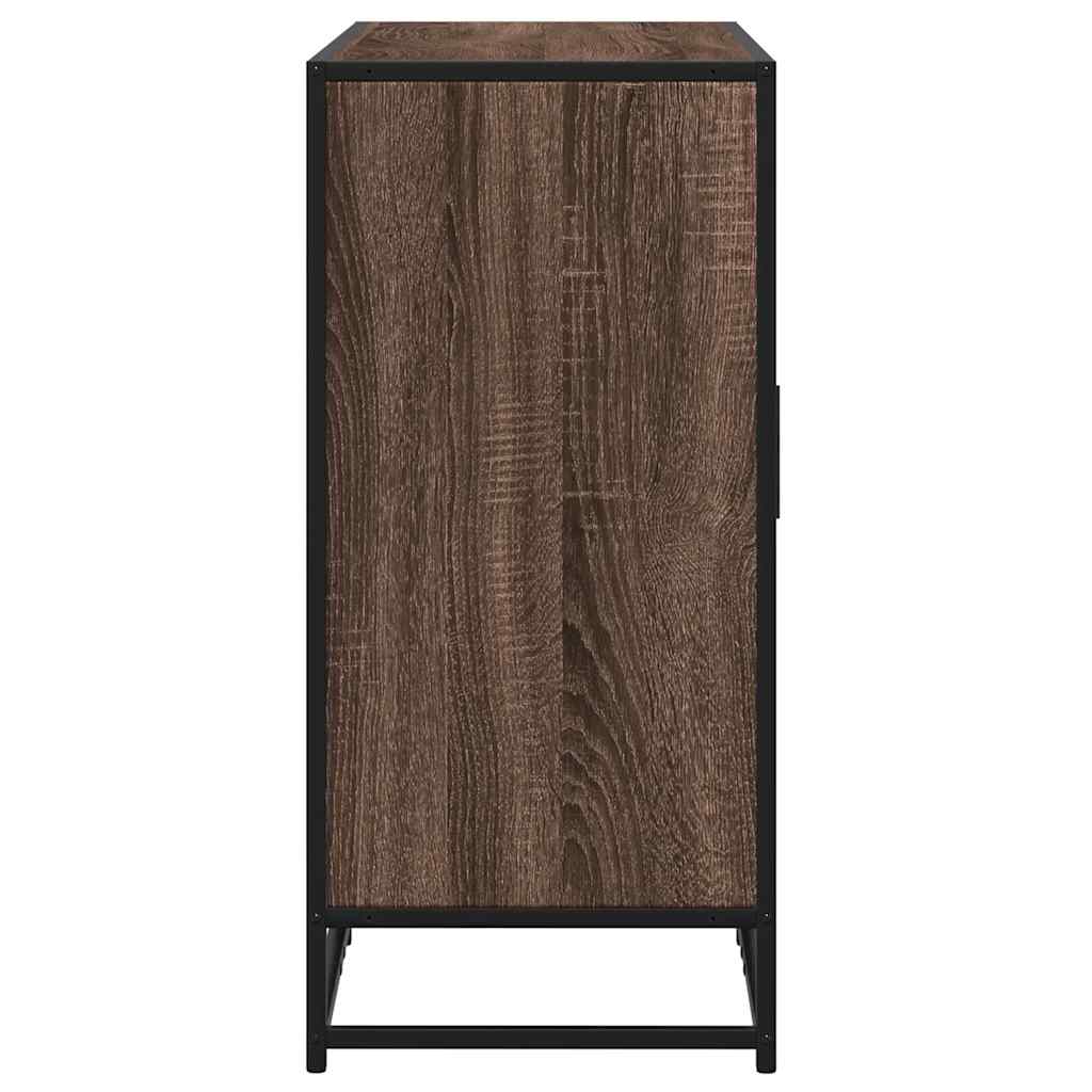 Dressoir 92x35x76 cm bewerkt hout bruin eikenkleurig is nu te koop bij PeponiXL, paradijselijk wonen!