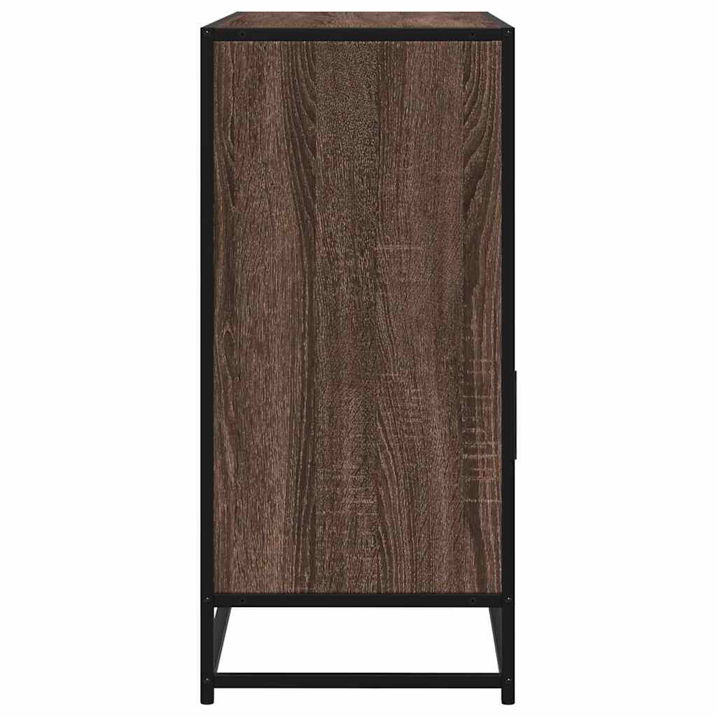 Dressoir 100x35x76 cm bewerkt hout bruin eikenkleur is nu te koop bij PeponiXL, paradijselijk wonen!