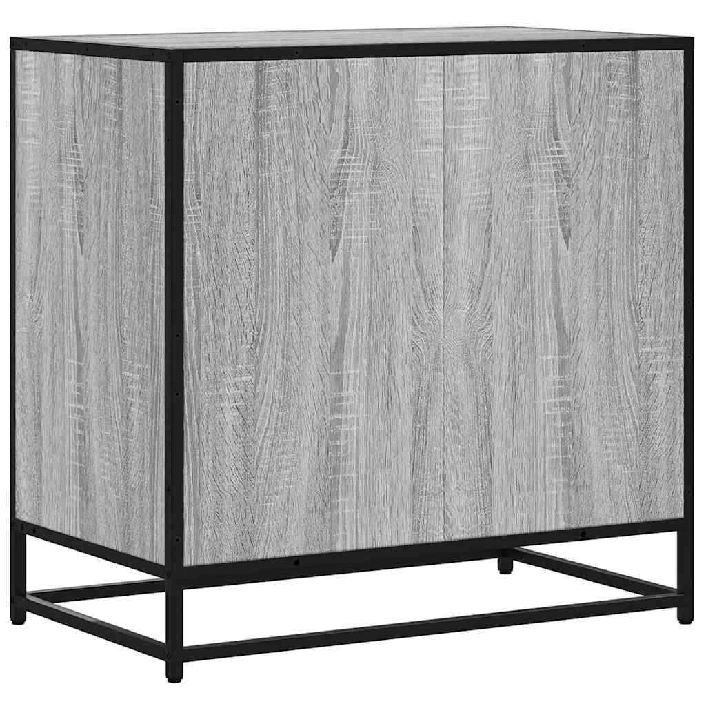 Ladekast 70x41x70 cm bewerkt hout grijs sonoma eikenkleurig is nu te koop bij PeponiXL, paradijselijk wonen!