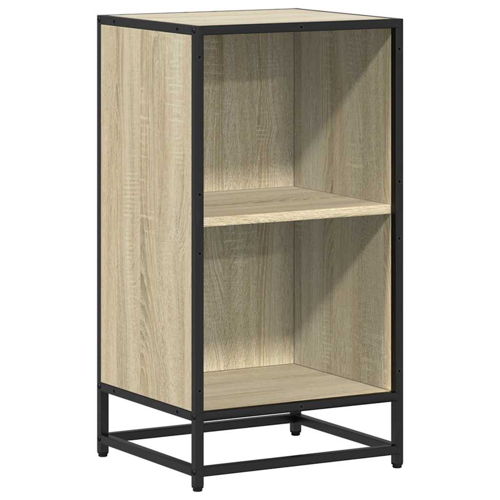 Boekenkast 40x35x76 cm bewerkt hout sonoma eikenkleurig is nu te koop bij PeponiXL, paradijselijk wonen!