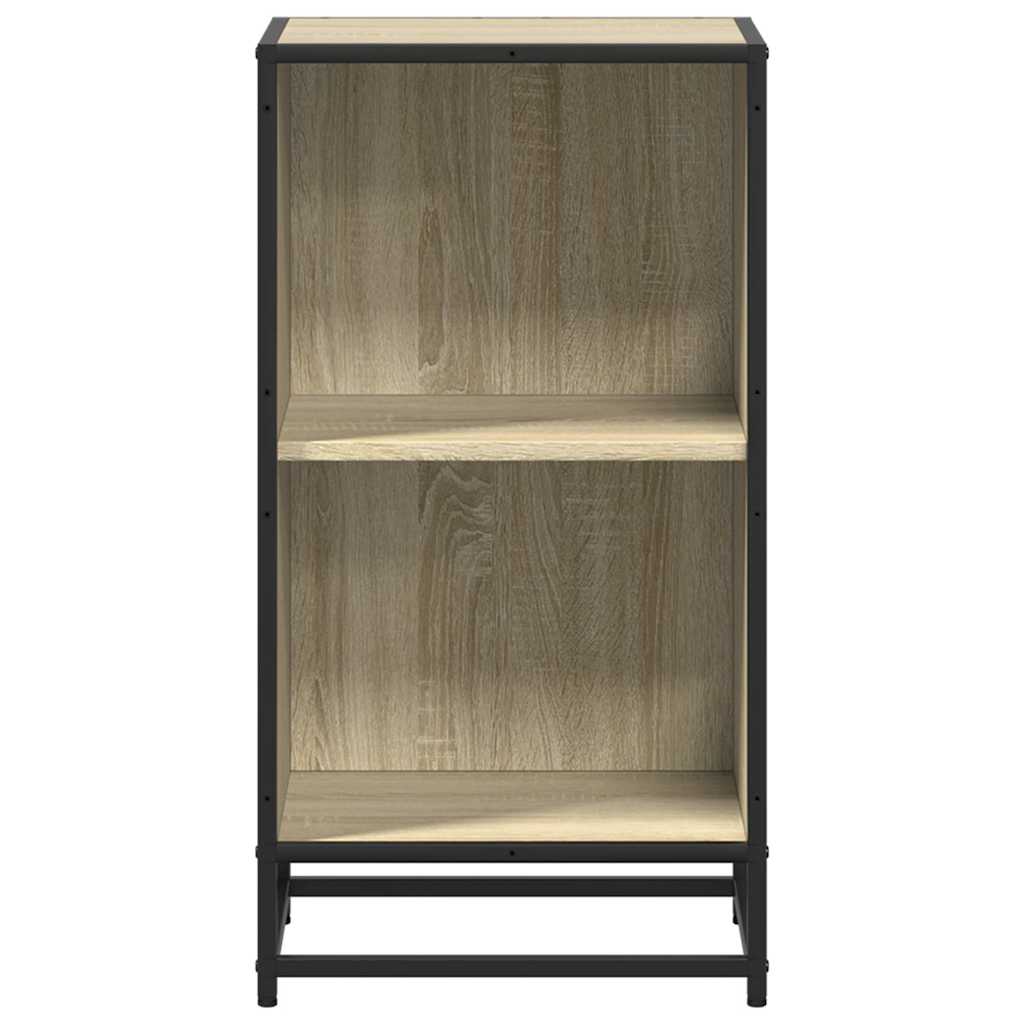 Boekenkast 40x35x76 cm bewerkt hout sonoma eikenkleurig is nu te koop bij PeponiXL, paradijselijk wonen!