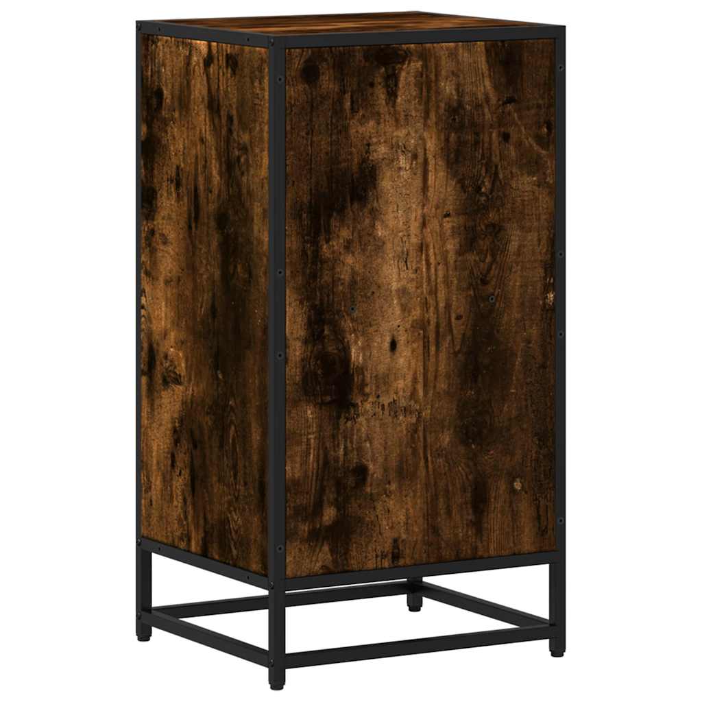 Boekenkast 40x35x76 cm bewerkt hout gerookt eikenkleurig is nu te koop bij PeponiXL, paradijselijk wonen!