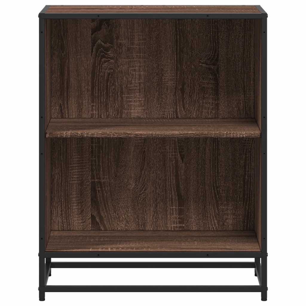 Boekenkast 60x35x76 cm bewerkt hout bruin eikenkleur is nu te koop bij PeponiXL, paradijselijk wonen!