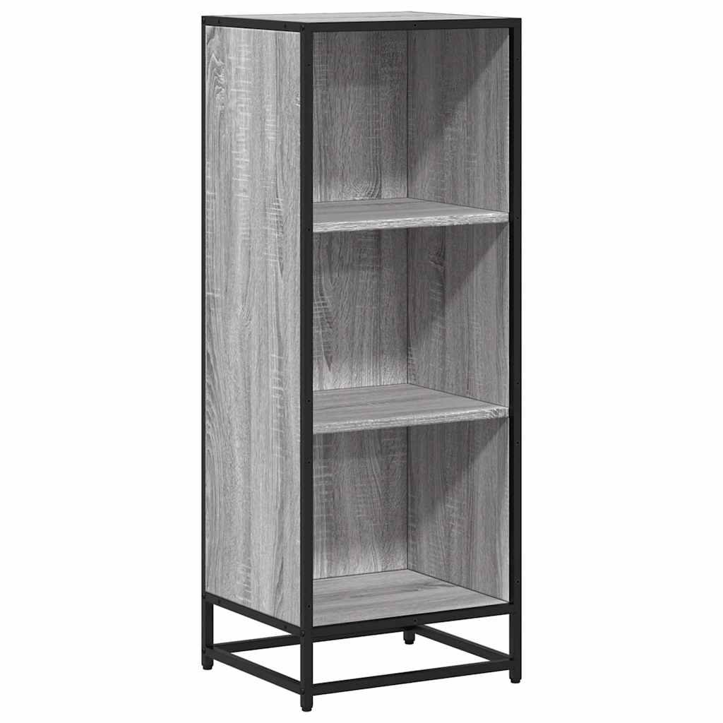 Boekenkast 40x35x107,5 cm bewerkt hout grijs sonoma eikenkleur is nu te koop bij PeponiXL, paradijselijk wonen!