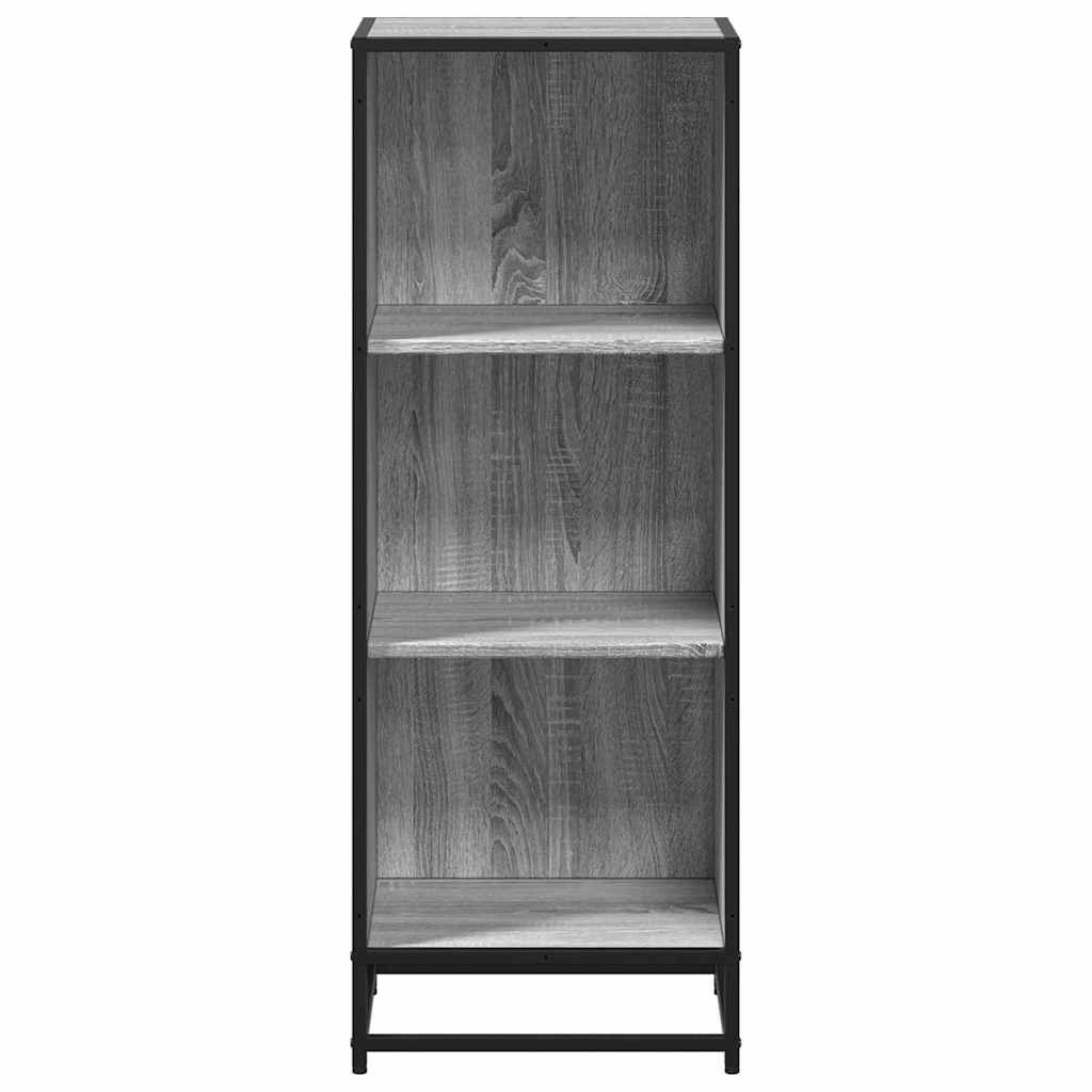 Boekenkast 40x35x107,5 cm bewerkt hout grijs sonoma eikenkleur is nu te koop bij PeponiXL, paradijselijk wonen!