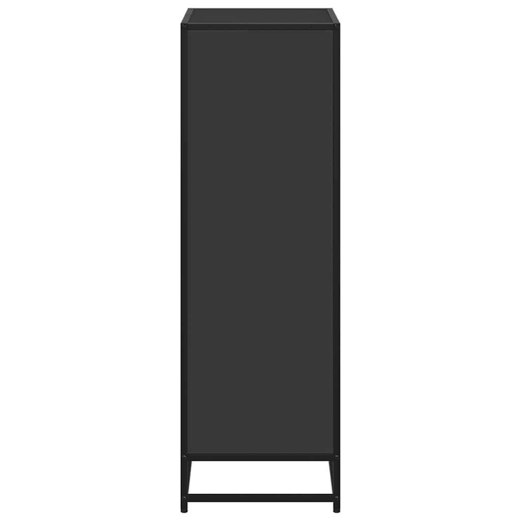 Boekenkast 60x35x107,5 cm bewerkt hout zwart is nu te koop bij PeponiXL, paradijselijk wonen!