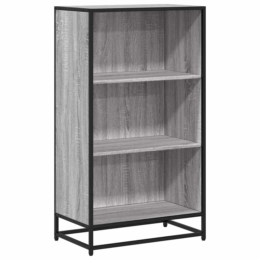Boekenkast 60x35x107,5 cm bewerkt hout grijs sonoma eikenkleur is nu te koop bij PeponiXL, paradijselijk wonen!