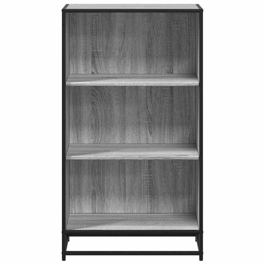 Boekenkast 60x35x107,5 cm bewerkt hout grijs sonoma eikenkleur is nu te koop bij PeponiXL, paradijselijk wonen!
