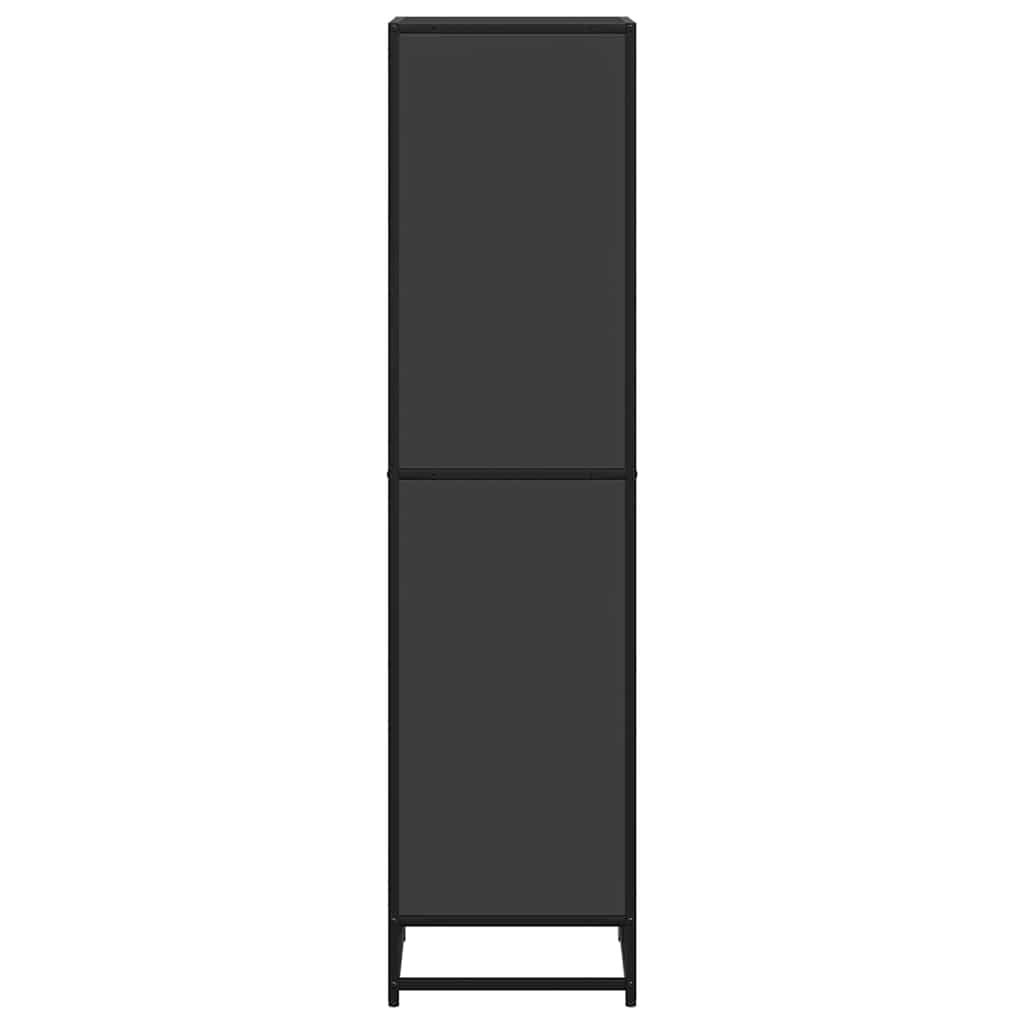 Boekenkast 40x35x139 cm bewerkt hout zwart is nu te koop bij PeponiXL, paradijselijk wonen!