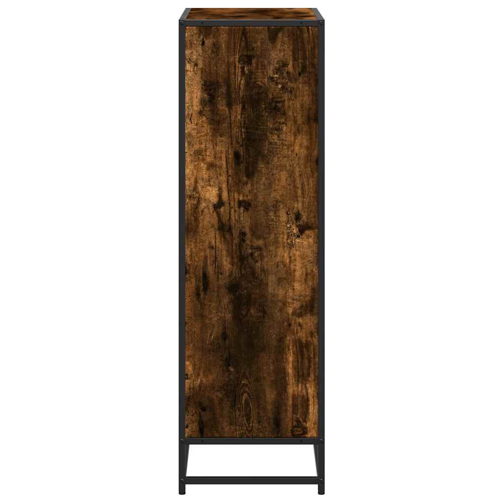 Boekenkast 65,5x33x107,5 cm bewerkt hout gerookt eikenkleurig is nu te koop bij PeponiXL, paradijselijk wonen!