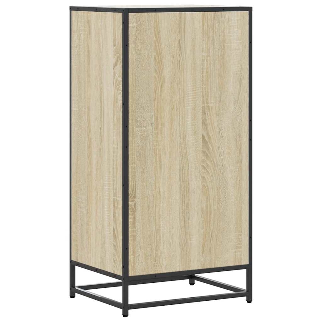 Schoenenrek 48x38x97,5 cm bewerkt hout sonoma eikenkleurig is nu te koop bij PeponiXL, paradijselijk wonen!