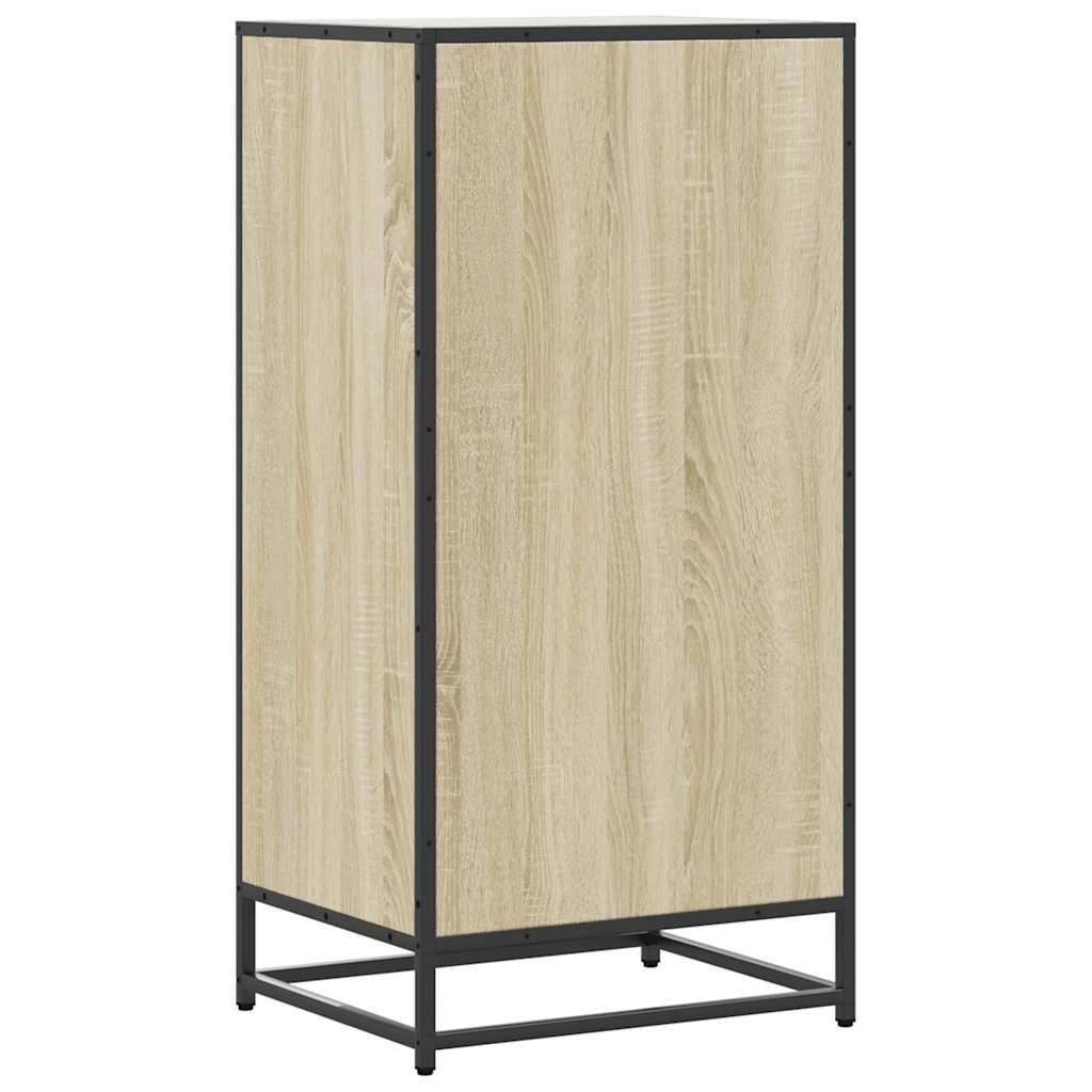 Schoenenrek 48x38x97,5 cm bewerkt hout sonoma eikenkleurig is nu te koop bij PeponiXL, paradijselijk wonen!