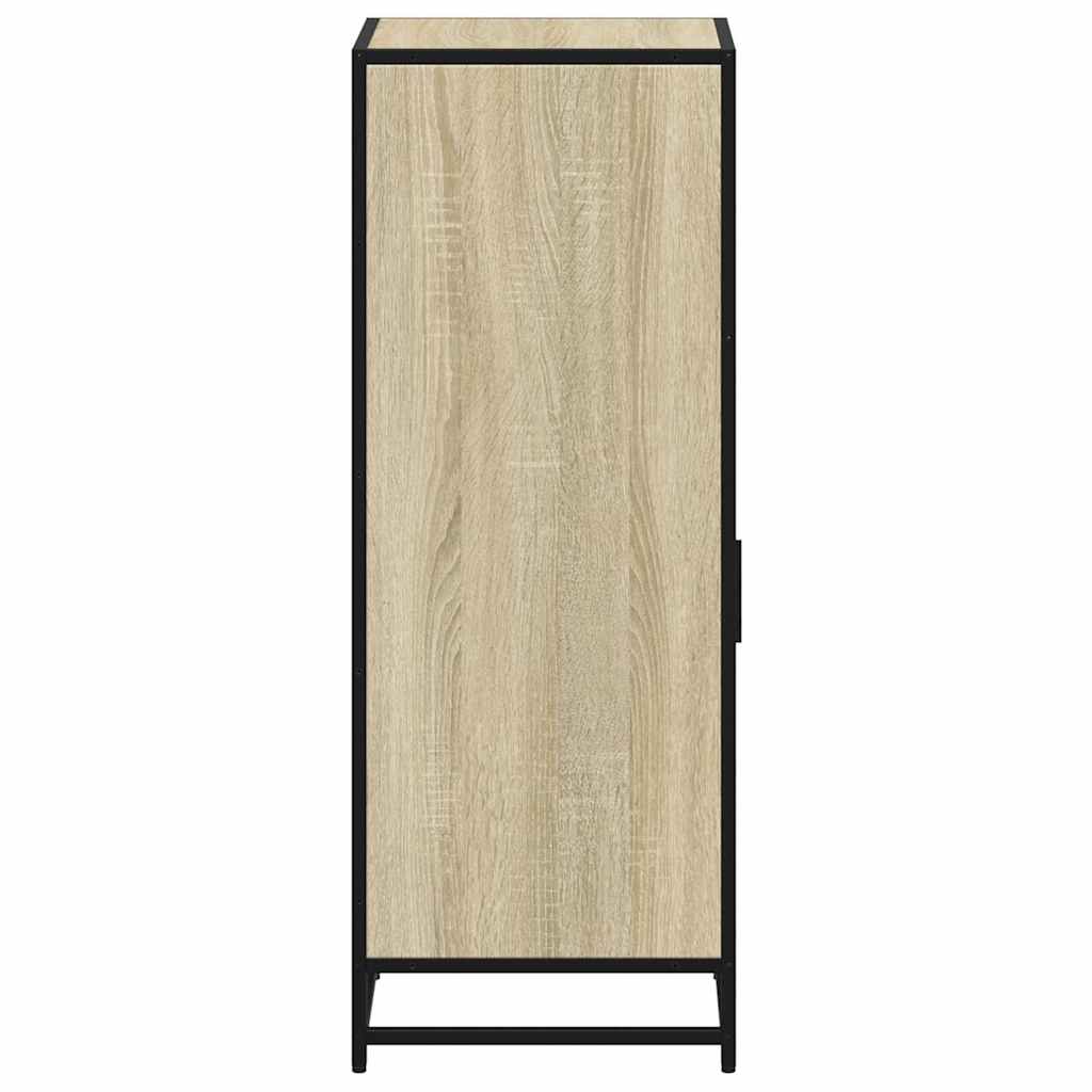Badkamerkast Sonoma Eiken 35x37,5x100 cm Bewerkt Hout is nu te koop bij PeponiXL, paradijselijk wonen!