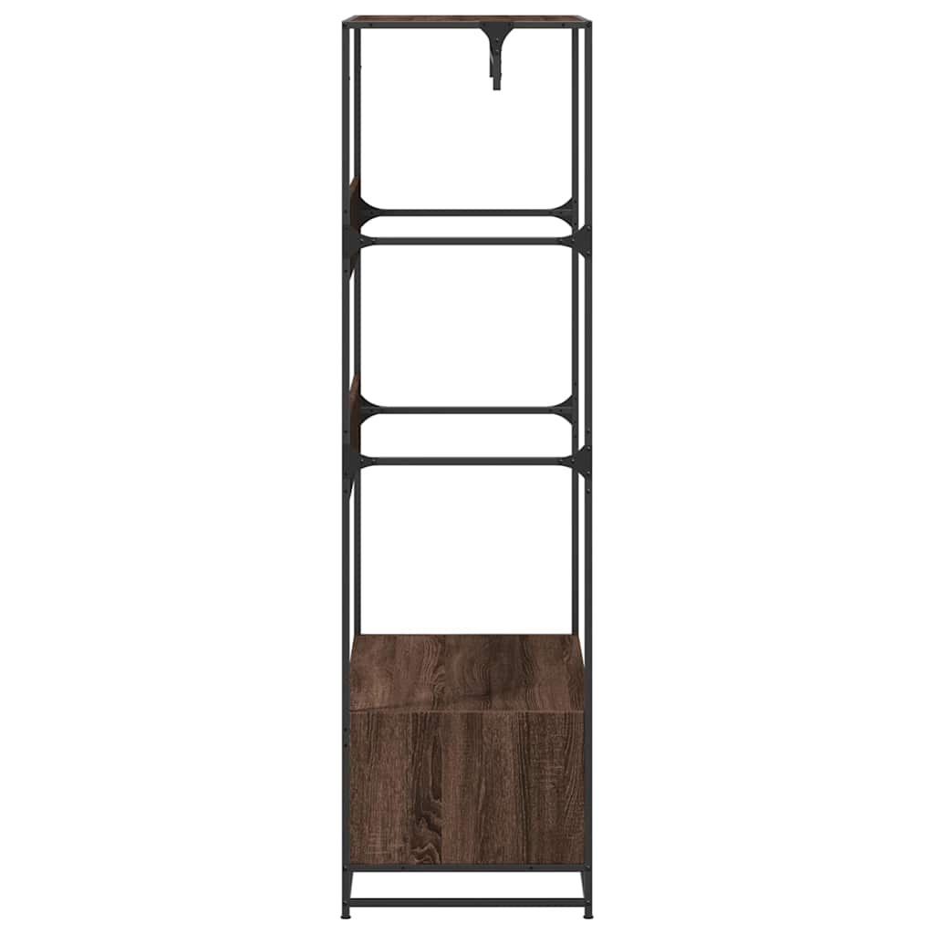 Kledingkast 90x50x180 cm bewerkt hout bruin eikenkleurig is nu te koop bij PeponiXL, paradijselijk wonen!