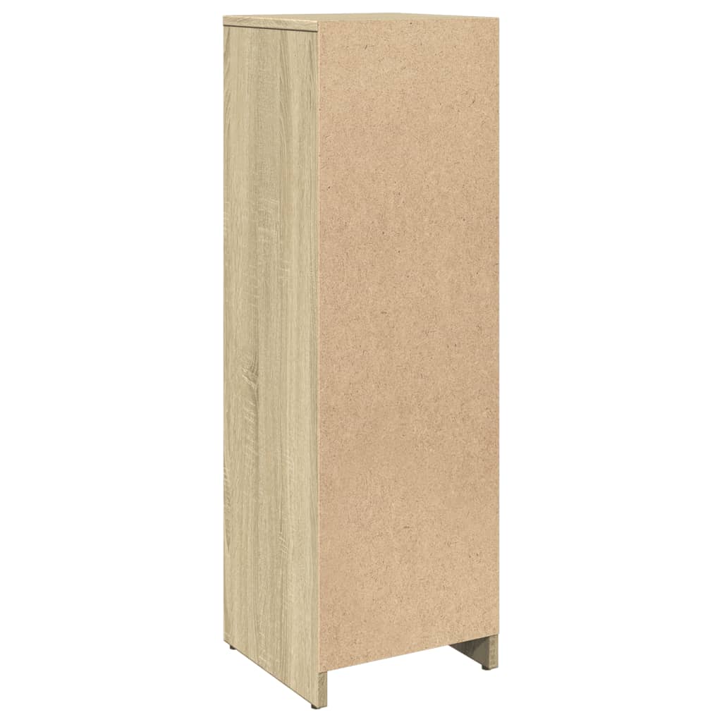 Badkamerkast 30x30x95 cm spaanplaat sonoma eikenkleurig is nu te koop bij PeponiXL, paradijselijk wonen!