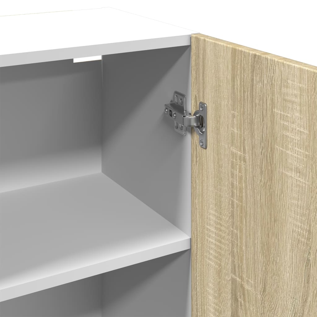 Bovenkast Lyon 50x31x60 cm bewerkt hout sonoma eikenkleurig is nu te koop bij PeponiXL, paradijselijk wonen!