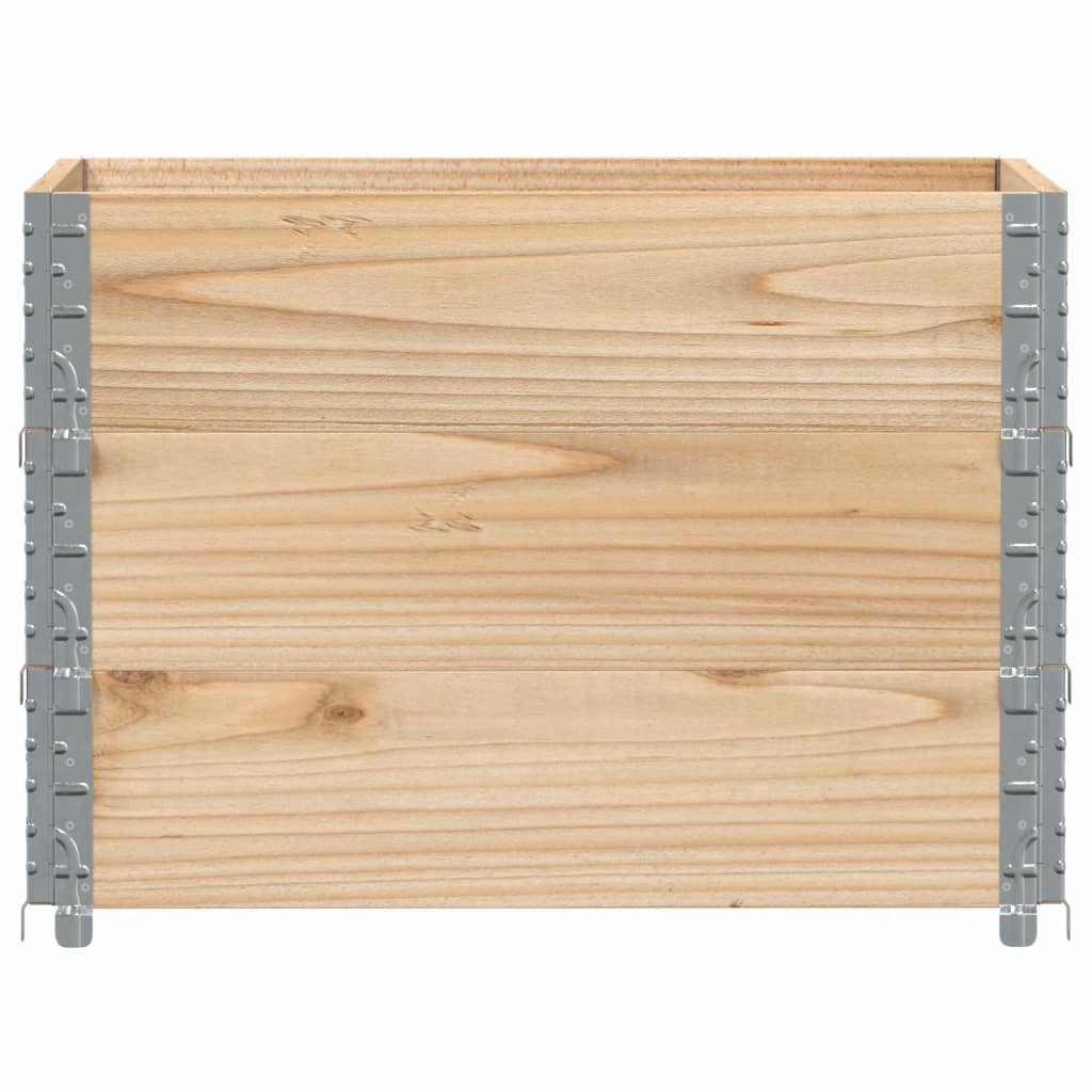 Palletopzetranden 3 st 80x60 cm massief grenenhout is nu te koop bij PeponiXL, paradijselijk wonen!