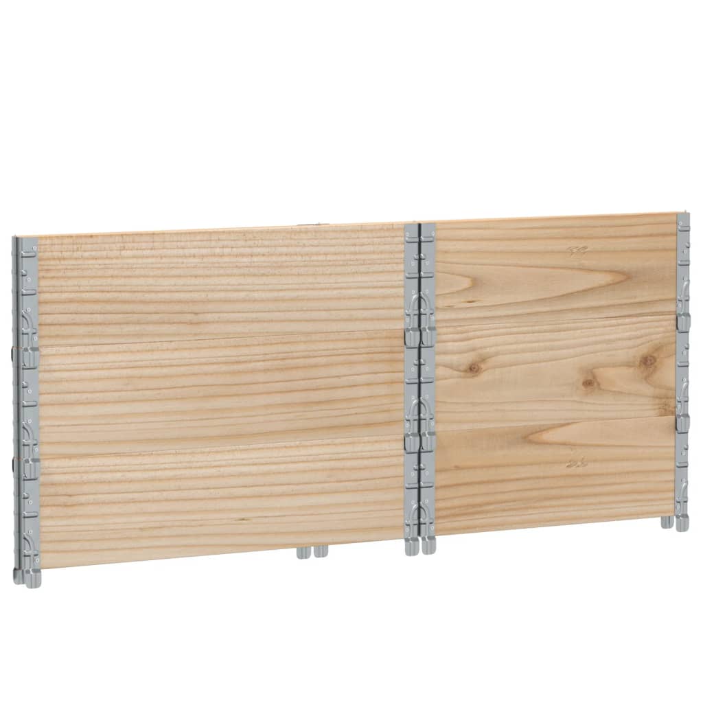 Palletopzetranden 3 st 80x60 cm massief grenenhout is nu te koop bij PeponiXL, paradijselijk wonen!