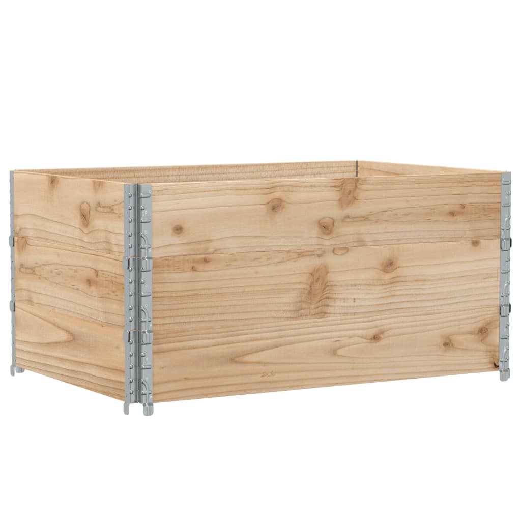 Palletopzetranden 3 st 120x80 cm massief grenenhout is nu te koop bij PeponiXL, paradijselijk wonen!