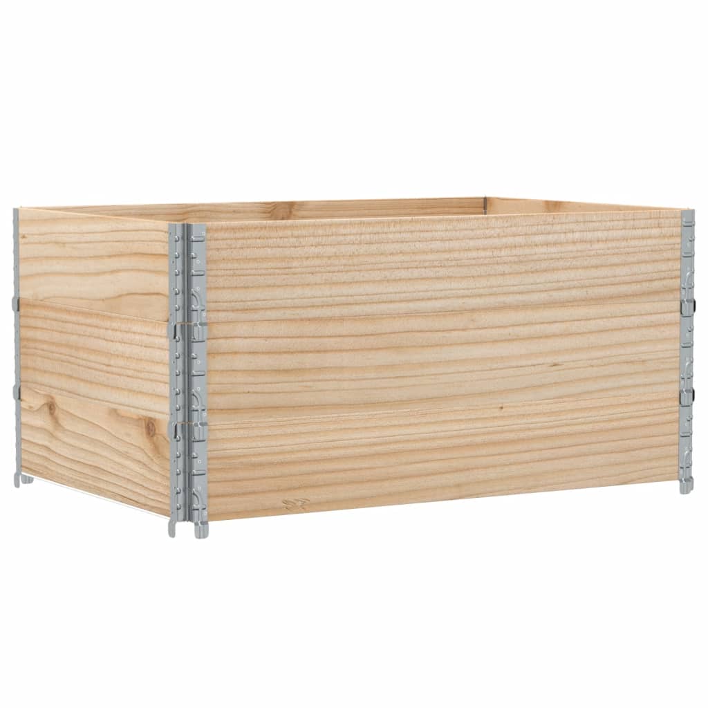 Palletopzetranden 3 st 120x80 cm massief grenenhout is nu te koop bij PeponiXL, paradijselijk wonen!