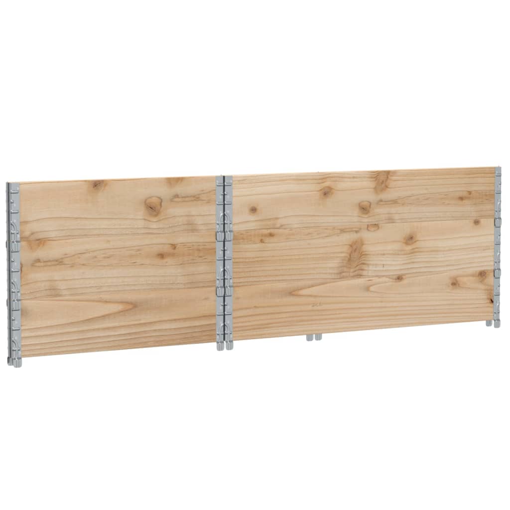 Palletopzetranden 3 st 120x80 cm massief grenenhout is nu te koop bij PeponiXL, paradijselijk wonen!