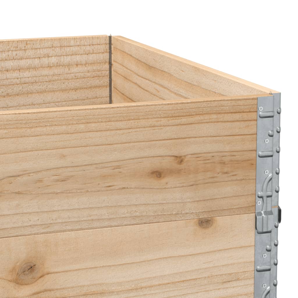 Palletopzetranden 3 st 120x80 cm massief grenenhout is nu te koop bij PeponiXL, paradijselijk wonen!