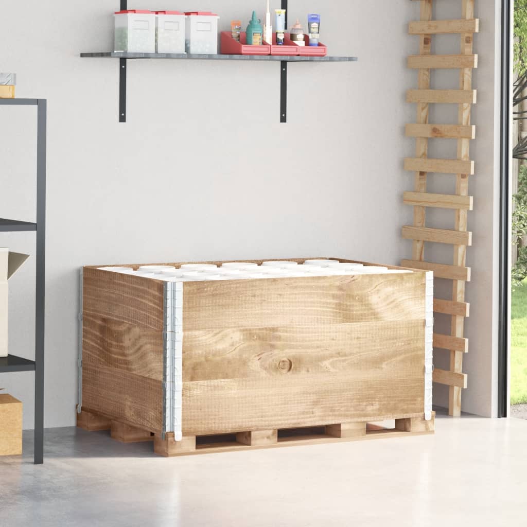 Palletopzetranden 3 st 120x80 cm massief grenenhout is nu te koop bij PeponiXL, paradijselijk wonen!