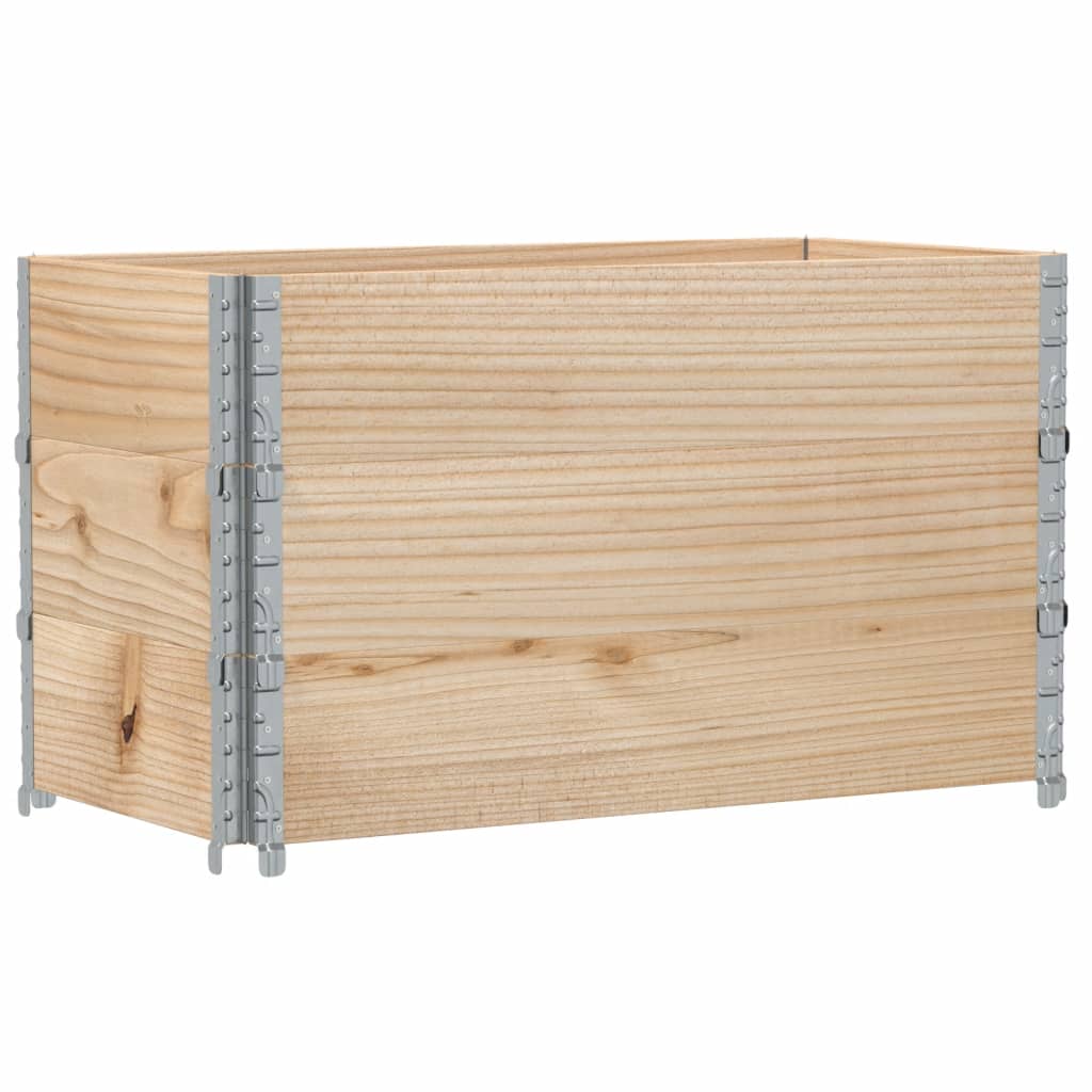 Palletopzetranden 3 st 100x50 cm massief grenenhout is nu te koop bij PeponiXL, paradijselijk wonen!