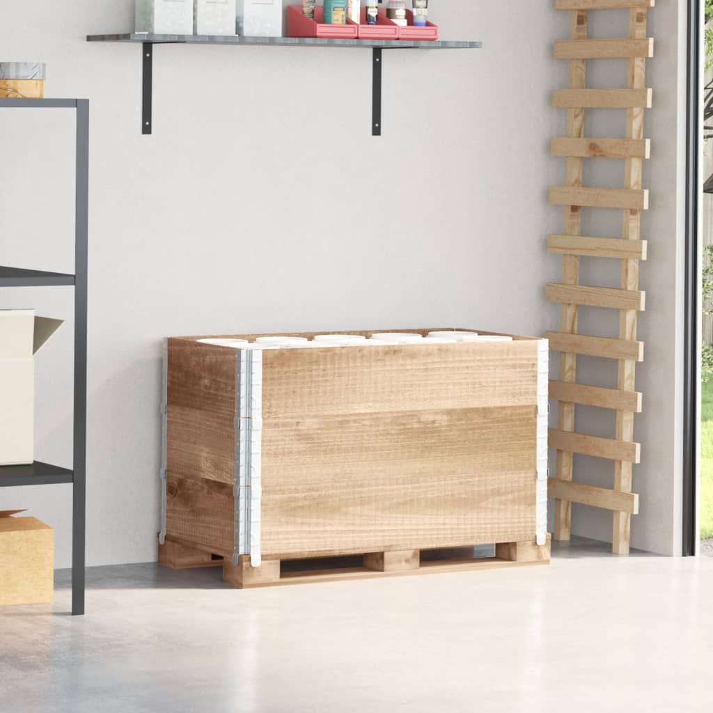Palletopzetranden 3 st 100x50 cm massief grenenhout is nu te koop bij PeponiXL, paradijselijk wonen!