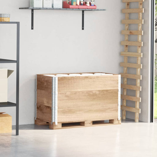 Palletopzetranden 3 st 100x50 cm massief grenenhout is nu te koop bij PeponiXL, paradijselijk wonen!
