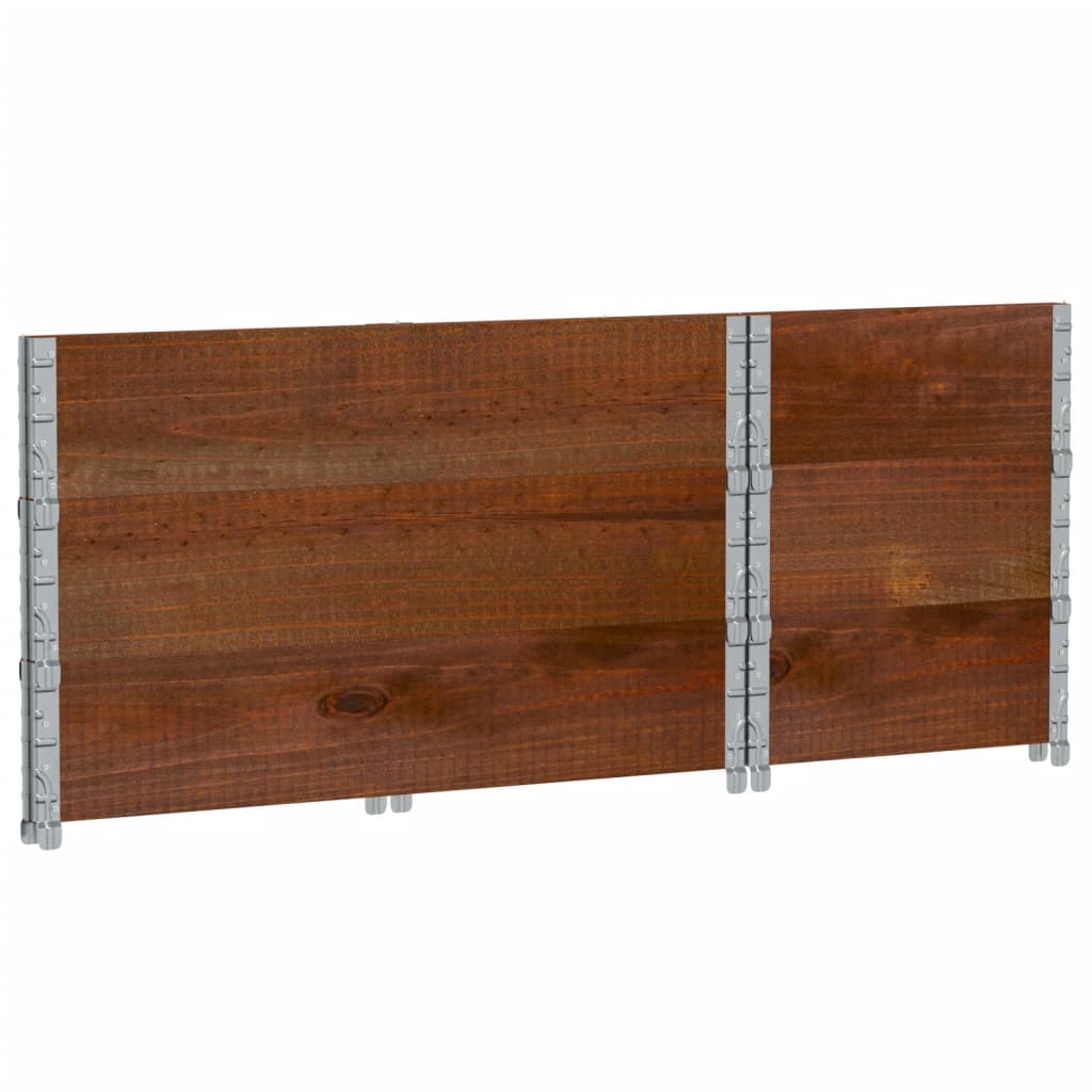 Palletopzetranden 3 st 100x50 cm massief grenenhout bruin is nu te koop bij PeponiXL, paradijselijk wonen!
