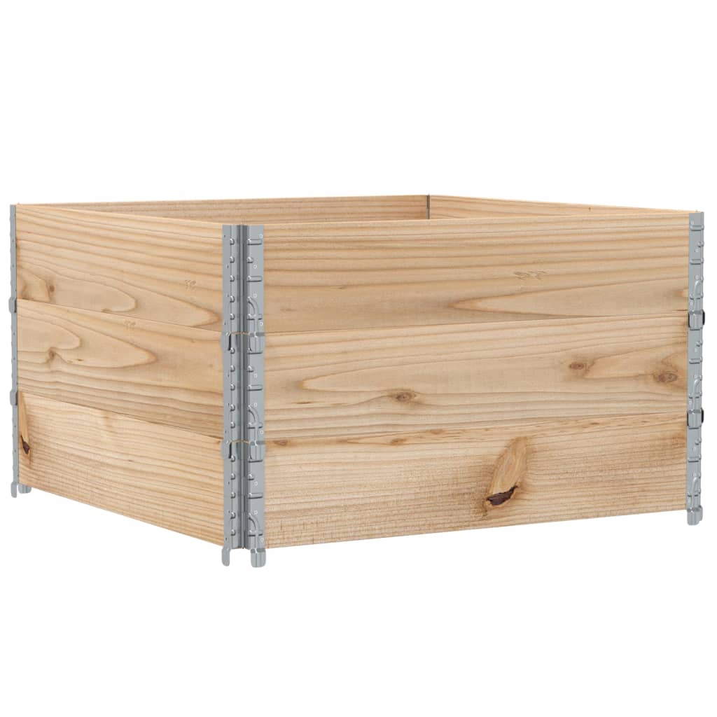 Palletopzetranden 3 st 100x100 cm massief grenenhout is nu te koop bij PeponiXL, paradijselijk wonen!