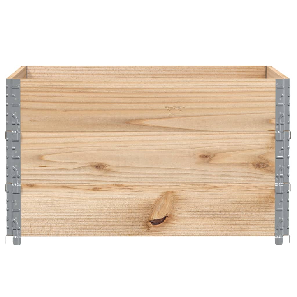 Palletopzetranden 3 st 100x100 cm massief grenenhout is nu te koop bij PeponiXL, paradijselijk wonen!