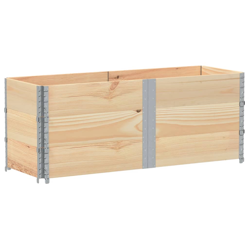 Palletopzetranden 3 st 150x50 cm massief grenenhout is nu te koop bij PeponiXL, paradijselijk wonen!