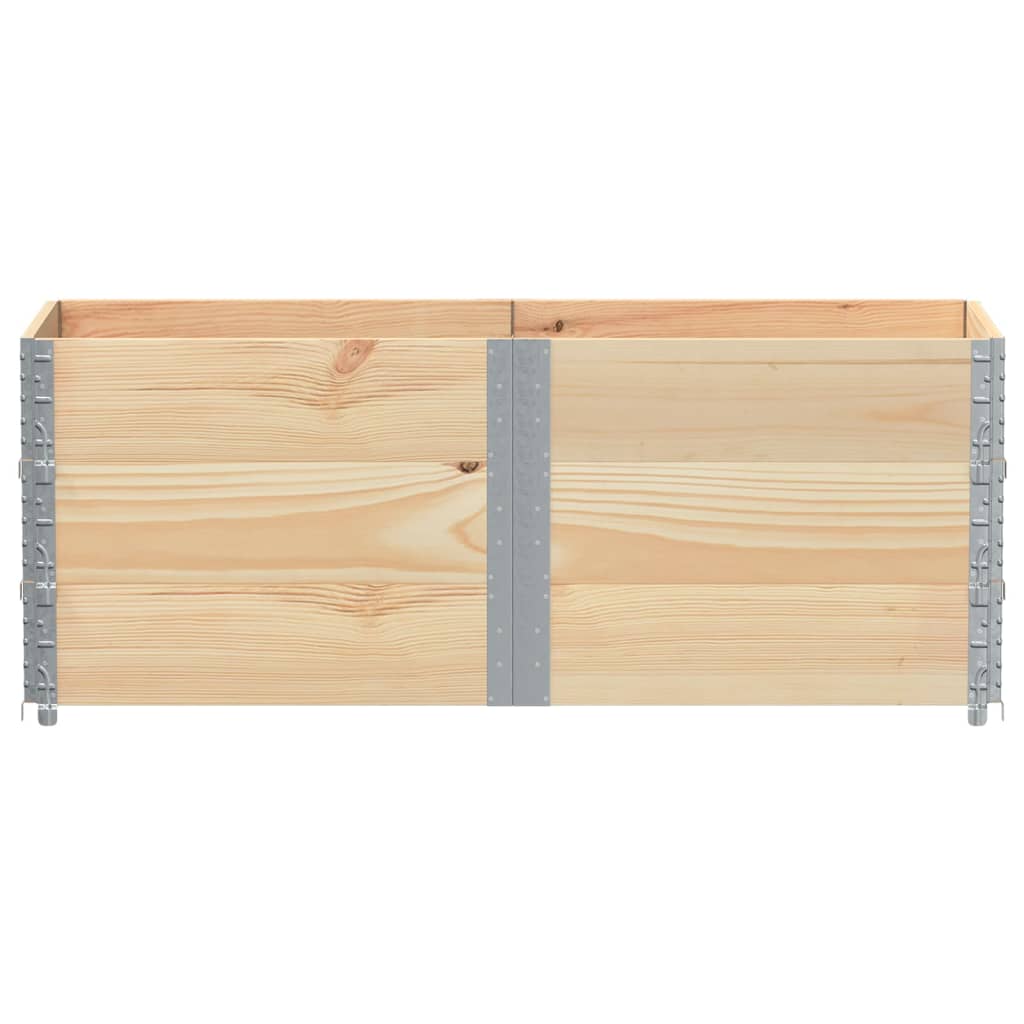 Palletopzetranden 3 st 150x50 cm massief grenenhout is nu te koop bij PeponiXL, paradijselijk wonen!