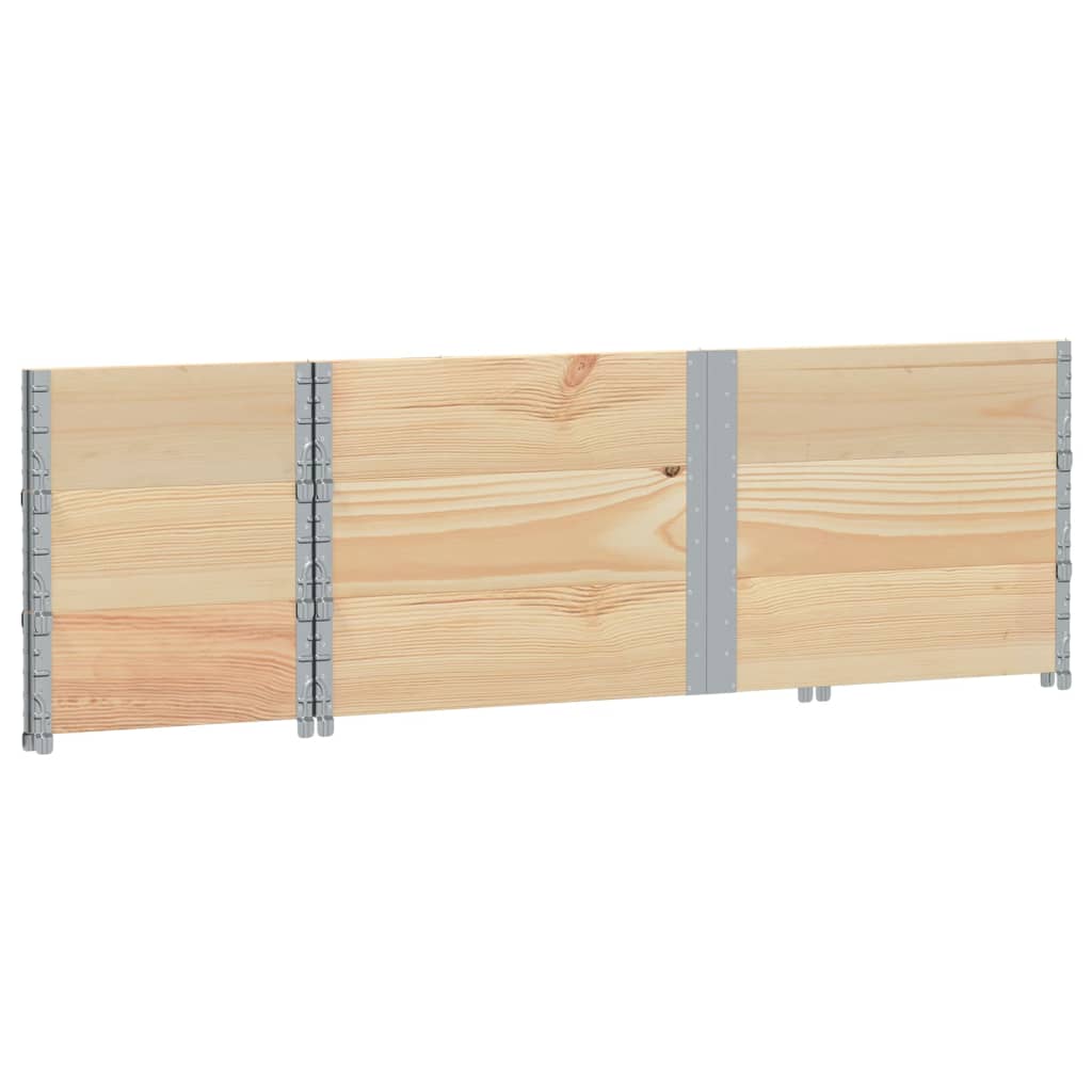 Palletopzetranden 3 st 150x50 cm massief grenenhout is nu te koop bij PeponiXL, paradijselijk wonen!