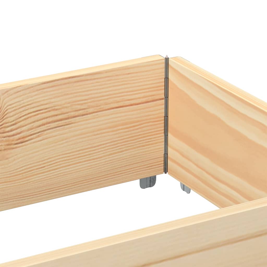 Palletopzetranden 3 st 150x50 cm massief grenenhout is nu te koop bij PeponiXL, paradijselijk wonen!